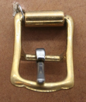 Brass bridle buckle, equestrian accessory 