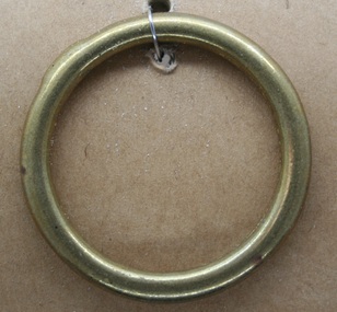 Brass horse ring , equestrian accessory 
