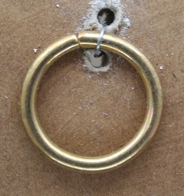 brass ring used in horse tackle