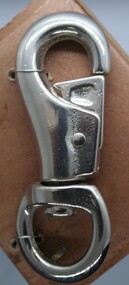 Nickel plated covert snap used on horse tackle