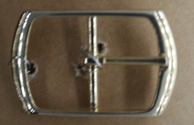 Brass buckle used on bridles in the late 19th and early 20th century