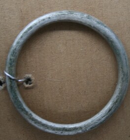 Nickel plated steel ring used by Holden and Frost on equine accessories