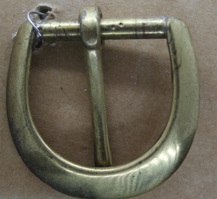 Brass buckle used for fastening and adjustment on horse tackle Ca 1900