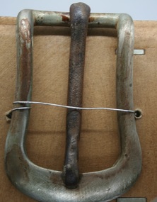 Brass half Buckle imported and used in manufacturing of equine equipment and sold as individual items by Holden and Frost.