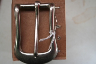 Trace half buckle, brass, imported, used and sold as individual items by Holden and Frost Ca1900