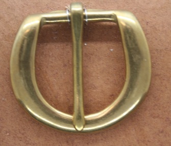 Brass half buckle Imported and used by Holden and Frost for use on Horse tackle Ca1900