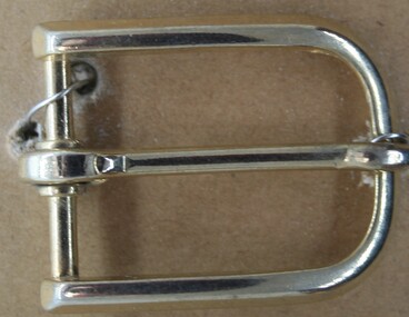 Brass dress half buckle as used by Holden and Frost in the manufacture of equine equipment Ca 1900