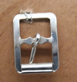 Full steel nickle roller buckle as used by Holden and Frost on equine equipment