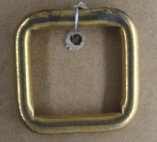 Brass link used by Holden and Frost in making harness equipment