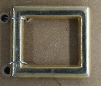 Brass harness link used by Holden and Frost in the making of Horse harness