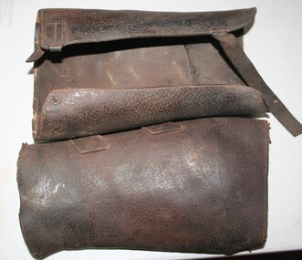 Leather gaiters manufactured by Holden and Frost