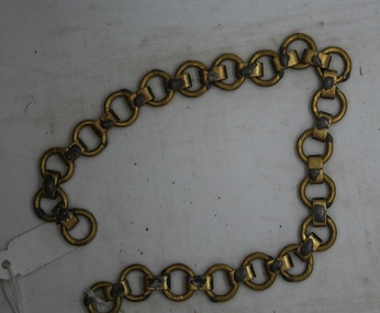 Brass soldered horse chain as imported by Holden and Frost in the 1890's