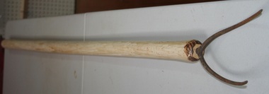wooden handled iron head pitch fork as sold by Holden and Frost