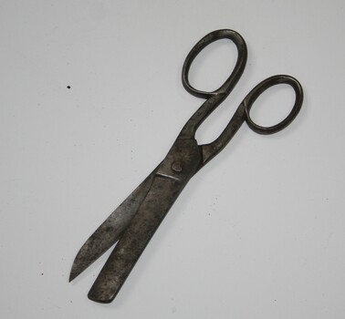 Steel dress makers shears as sold by Holden and Frost