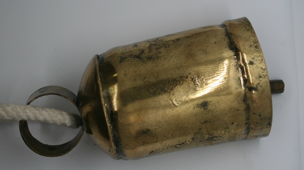 Metal cow bell, we believe was imported by HOLDEN and FROST ca1910