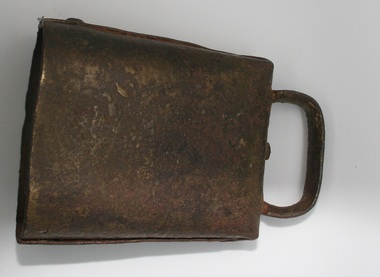 Metal cow bell, we believe was imported by HOLDEN and FROST ca1910