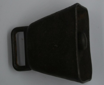 Metal cow bell, we believe was imported by HOLDEN and FROST ca1910