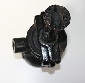 screw bottle jack used for changing tyres on motor vehicle