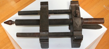 Wood and metal clamping device as would have been used by Holden and Frost in the manufacture of some products