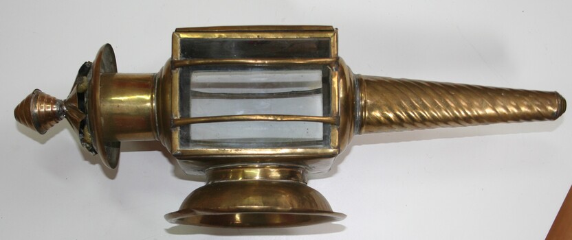 Kerosene lamp used on buggy and coach ca1900 