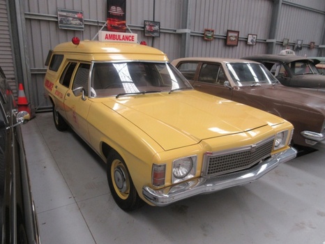 3 Door Holden High roofed van with extra door added to the right hand side of vehicle, allowing access for medic.