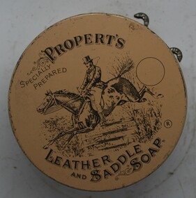 Container - Propert"s Leather and Saddle soap, Circa 1900