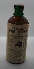 Container - Glass medicine jar, 1890's
