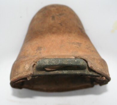 Used for the protection of footwear and feet for polo players, half of a pair.