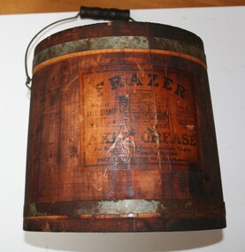 Container - Wooden bucket  for axle grease