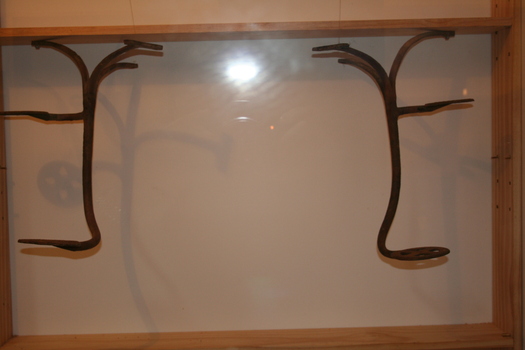 Steps made to suit a buggy at the time of the turn of the century.