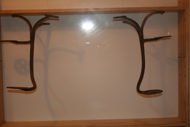 Steps made to suit a buggy at the time of the turn of the century.