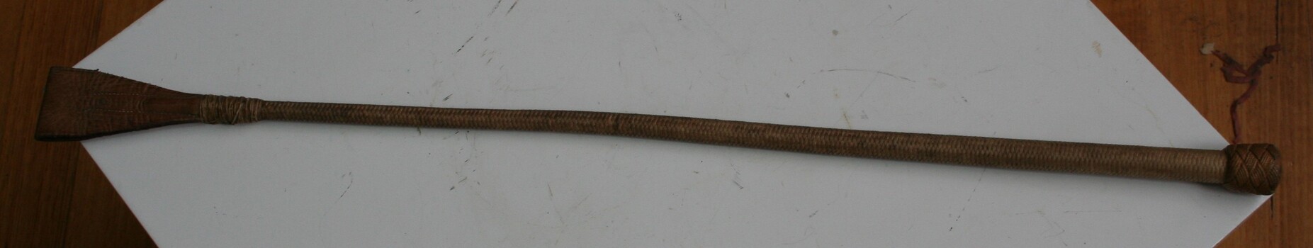 Equine crop used by riders for the control of horses also used by cart driver