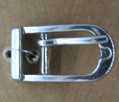 Nickel plated brass buckle