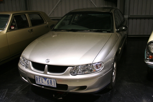 VX EQUIP sedan, showing "tear drop" headlights, one of the most obvious changes over the previous VT model.