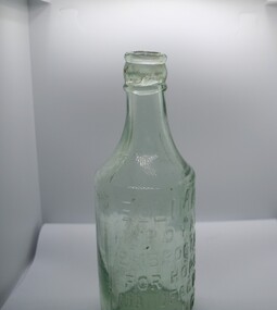 Glass bottle used to hold equine medication
