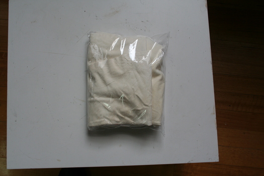 White leather chamois cloth