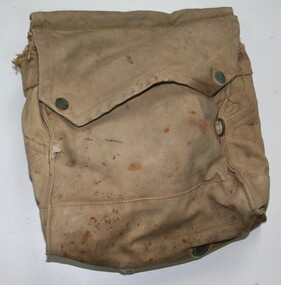 Canvas bag used for carrying gas mask