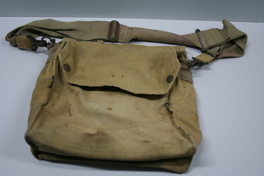 Military green canvas bag as used by military 1941