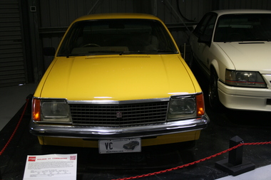 Yellow coloured VC model Holden Commodore sedan