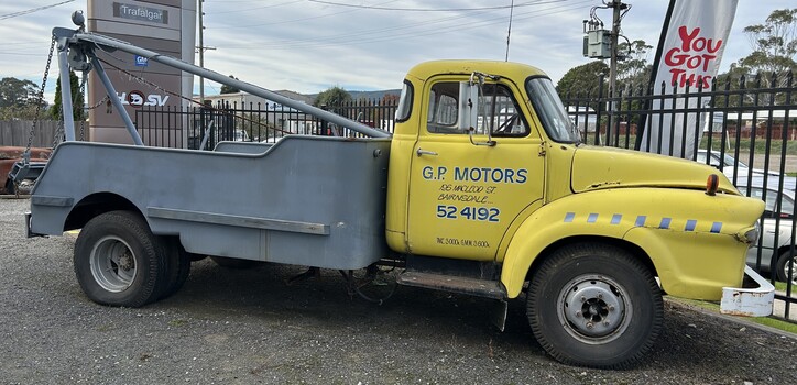 1958 Bedford truck used as a roadside assist vehicle