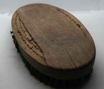 Brush used for grooming horses