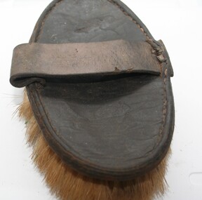 Brush used for grooming horses