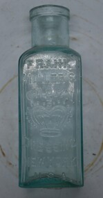 Clear Glass bottle for containing leather protection oil