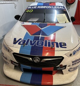 Gary Rogers ZB white Commodore racing car