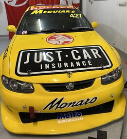 Gary Rogers yellow Holden Monaro CV8 racing car