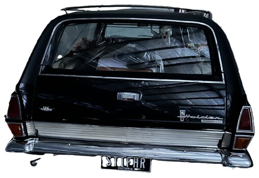1967 Black HR Hearse