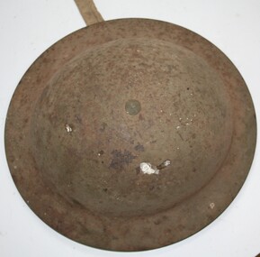 Metal military helmet used during war times