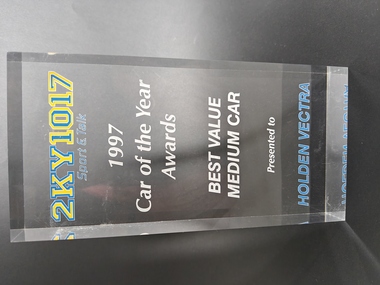 Award - car of the year award