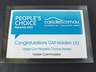 peoples choice award, holden commodore