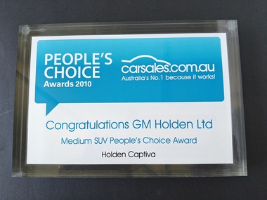 Award - peoples choice award